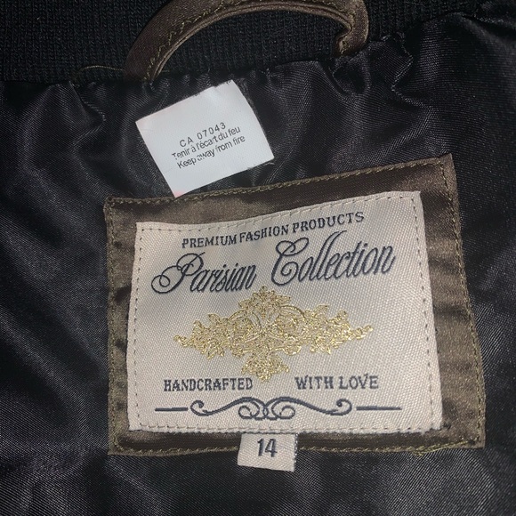 Kaki Bomber Jacket - Picture 3 of 4